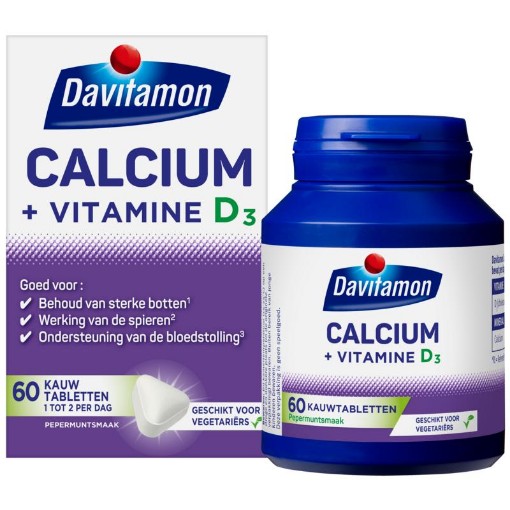 afbeelding van Calcium & D mint