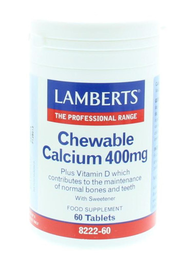 afbeelding van Chewable calcium 400 mg