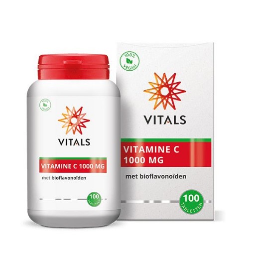 Vitals Vitamine C 1000 mg 100 tabletten afbeelding