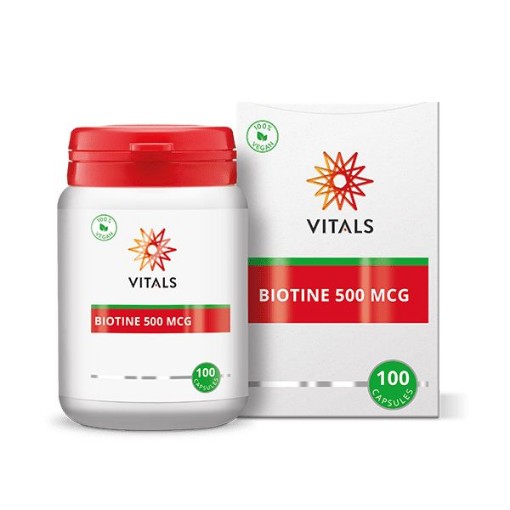 afbeelding van Vitamine B8 biotine 500 mcg