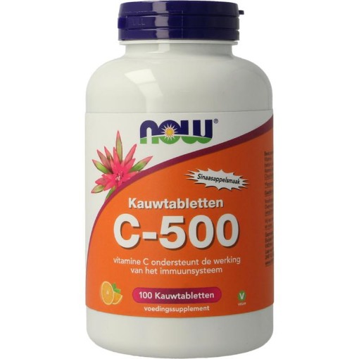 afbeelding van C-500 kauwtabletten sinaasappelsmaak