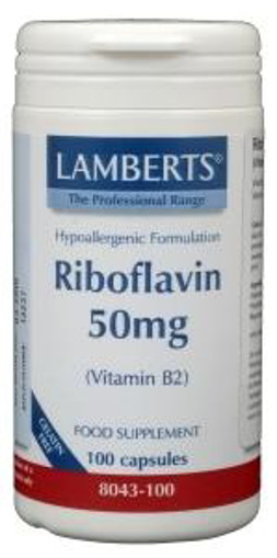 afbeelding van Vitamine B2 50 mg riboflavine