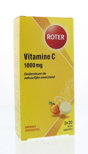 afbeelding van Vitamine C 1000mg sinaasappel & abrikoos duo