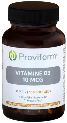 afbeelding van Vitamine D3 10 mcg