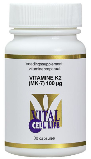 afbeelding van Vitamine K2 MK7 100 mcg