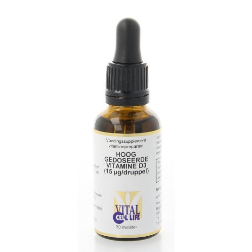 afbeelding van Vitamine D3 15 mcg druppels