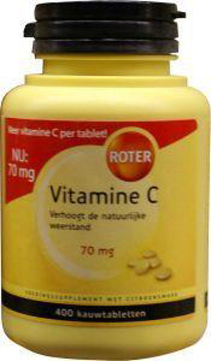 afbeelding van Vitamine C 70mg citroen