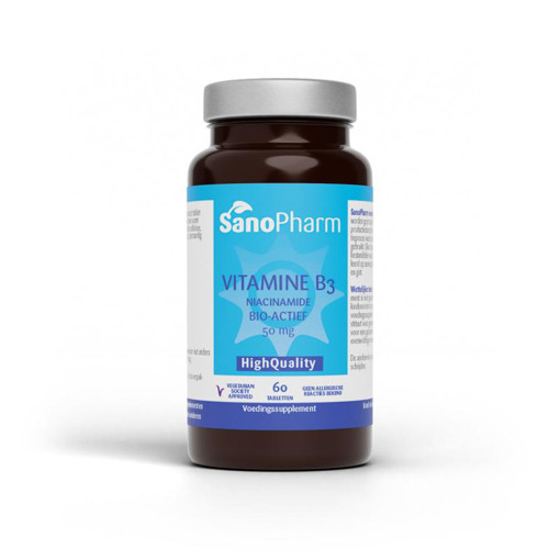afbeelding van Vitamine B3 niacine 50 mg