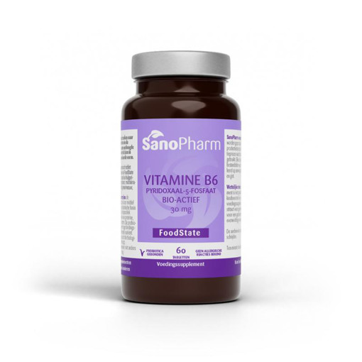 afbeelding van Vitamine B6 pyridoxine 20 mg
