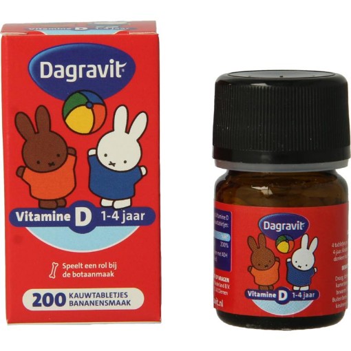 afbeelding van Vitamine D tablet kids