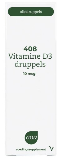 afbeelding van 408 Vitamine D3 druppels 10mcg