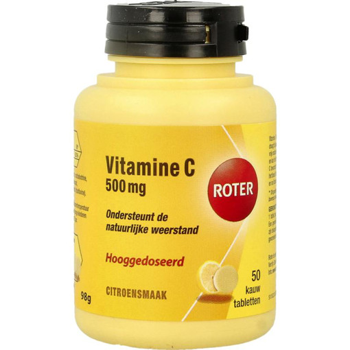 afbeelding van Vitamine C 500mg citroen