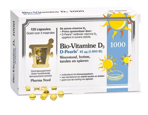 afbeelding van Bio vitamine D3 25mcg 1000IE