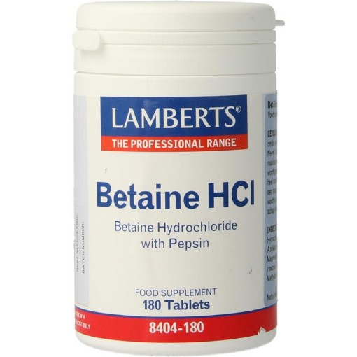 afbeelding van Betaine HCL pepsine