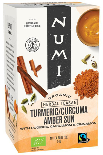 afbeelding van turmeric tea amber sun