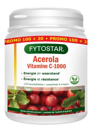 afbeelding van Acerola vitamine C maxi