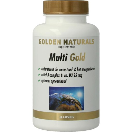 Golden Naturals Multi Strong  Gold 60 vegacaps afbeelding