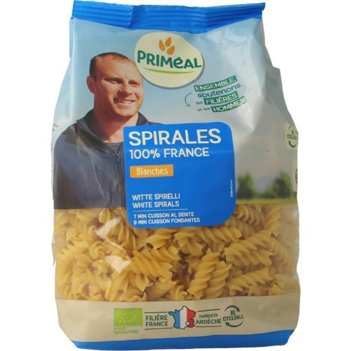 afbeelding van Witte spiralen