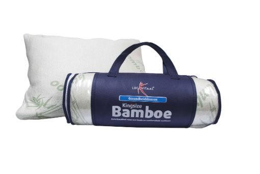 afbeelding van Kingsize bamboe kussen