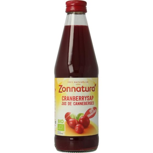 afbeelding van Cranberrysap puur bio
