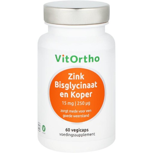 afbeelding van Zink bisglycinaat 15 mg koper