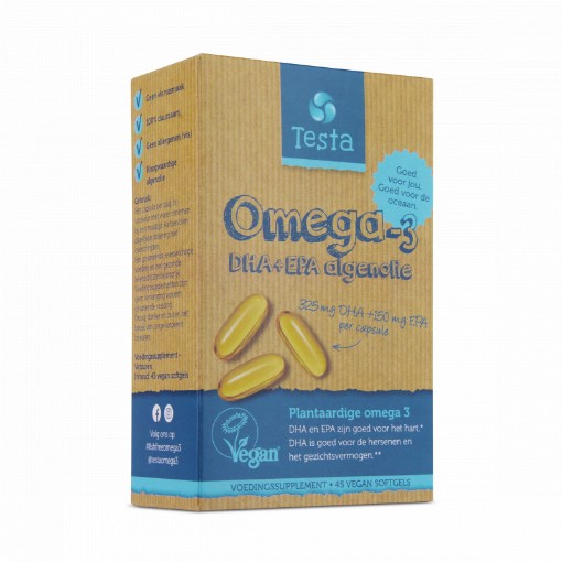 afbeelding van Testa omega 3 algenoli dha/epa