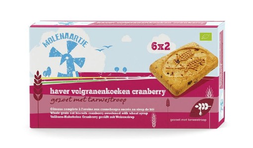 afbeelding van Haverkoeken cranberry