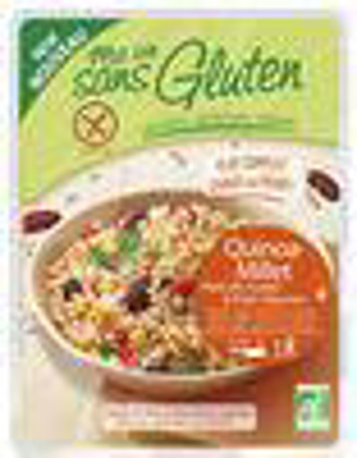afbeelding van Quinoa gierst rode boon groente
