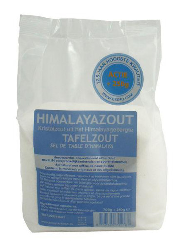 afbeelding van Himalayazout tafelzout wit fijn navul