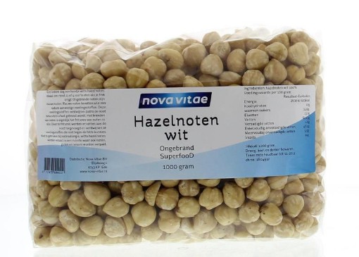 afbeelding van Hazelnoten wit ongebrand raw