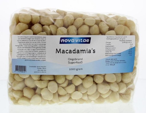 afbeelding van Macadamia ongebrand raw