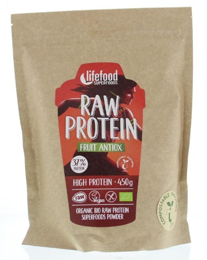 afbeelding van Raw superfood proteinepoeder fruit antiox