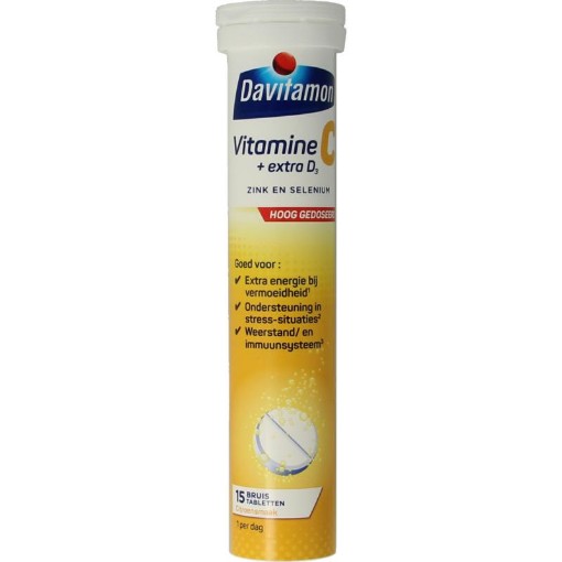 afbeelding van Vitamine C & D3 bruistabletten