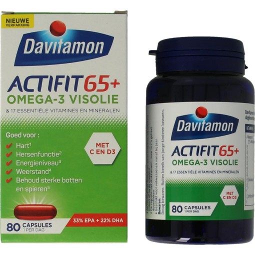 afbeelding van Davitamon actifit 65+ omega3