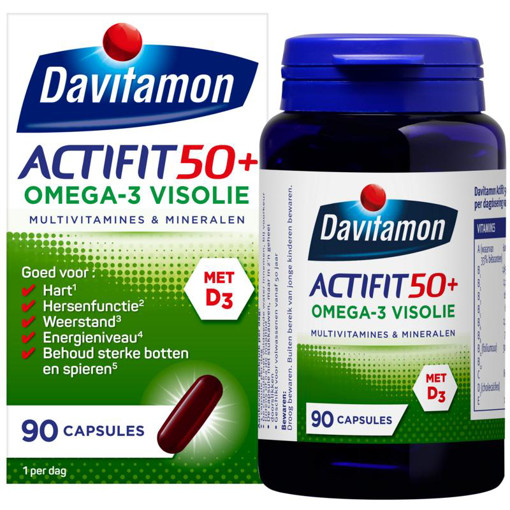 afbeelding van Davitamon actifit 50+ omega 3