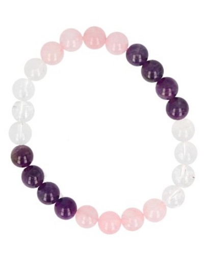 afbeelding van Kralenarmband gouden driehoek