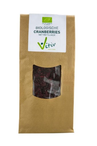afbeelding van Cranberries rietsuiker