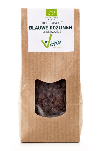afbeelding van Blauwe rozijnen klein