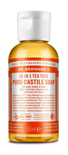 afbeelding van Bronners liquid soap tea tree