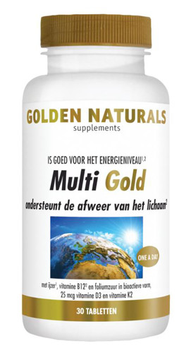 Golden Naturals Multi Strong Gold 30 tabletten afbeelding