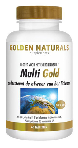 Golden Naturals Multi Strong Gold 60 tabletten afbeelding