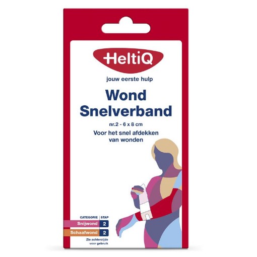 afbeelding van wondsnelverb nr2 6x8cm Heltiq@