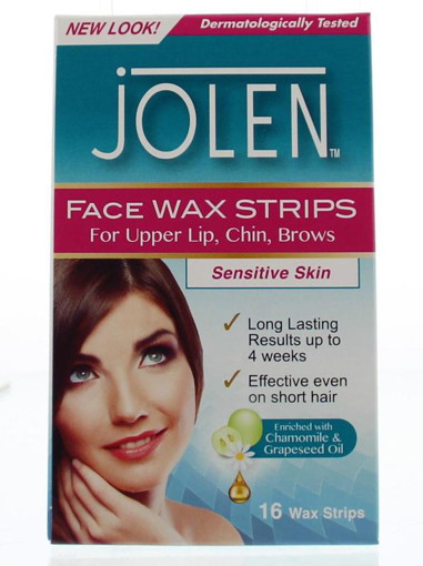 afbeelding van Jolen face wax strips