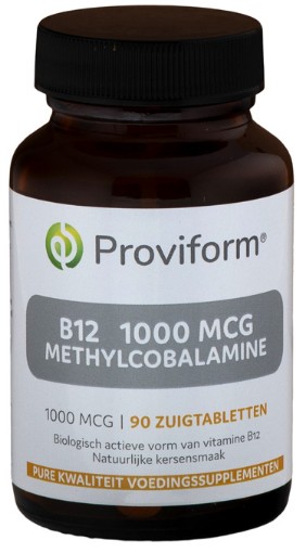 afbeelding van Vitamine B12 1000 mcg methylcobalamine