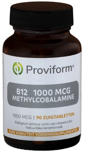 afbeelding van Vitamine B12 1000 mcg methylcobalamine