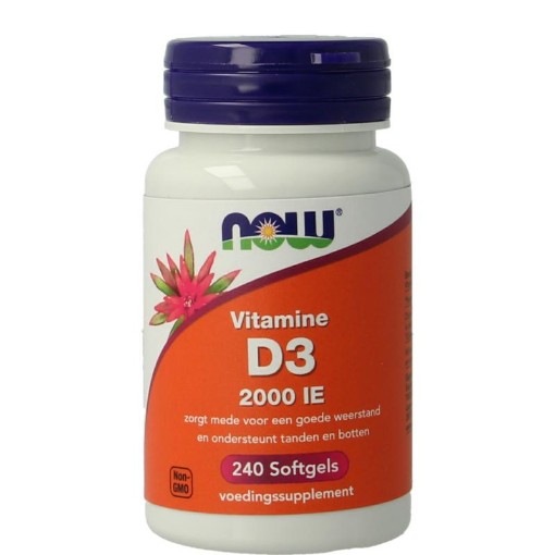 afbeelding van Vitamine D3 2000IE