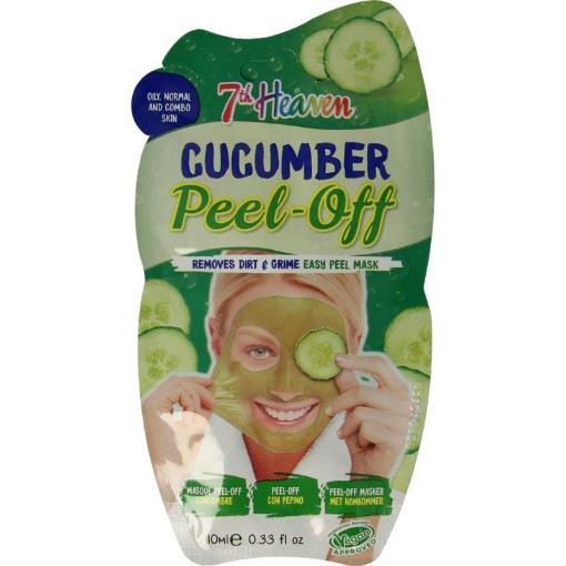 afbeelding van face mask cucumber peel-off