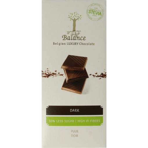 afbeelding van Choco stevia tablet luxury puur