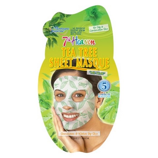 afbeelding van 7th Heaven face mask tea tree