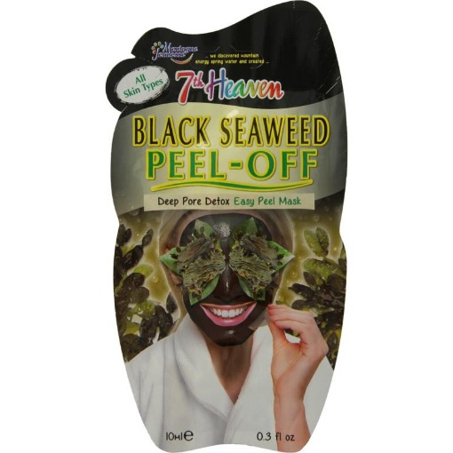 afbeelding van 7th Heaven face mask black seaweed